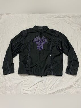 Black & purple y2k jacket